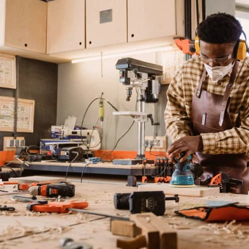 Woodworking equipment financed through a broker partnership with NewLane Finance